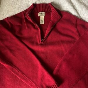 L.L.Bean quarter zip sweater